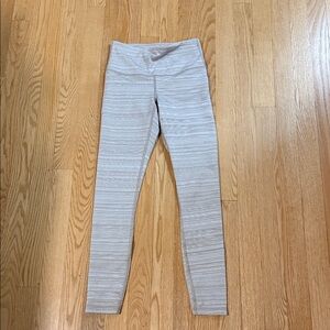Athleta texture Tan Leggings